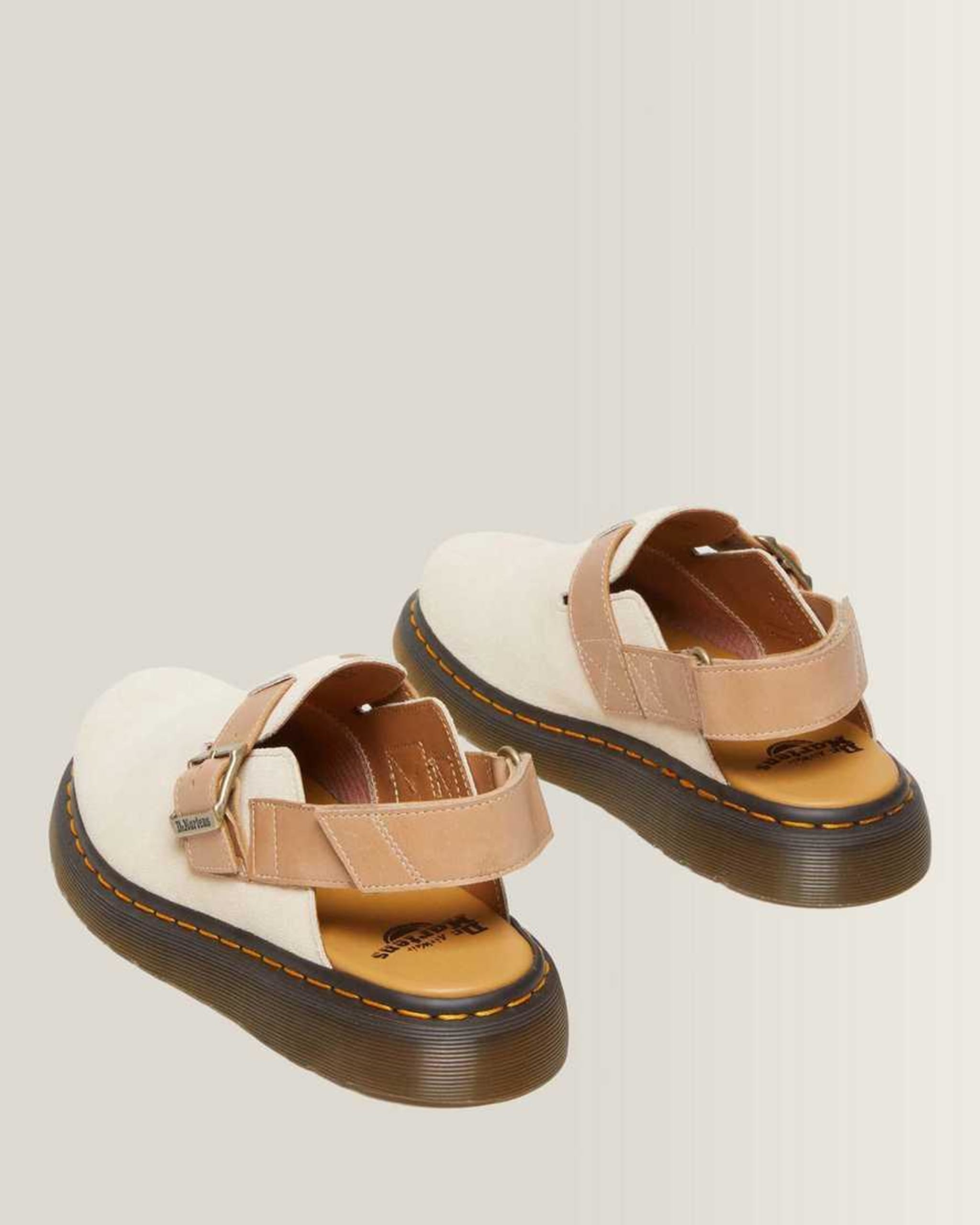 Jorge II Suede & Leather Slingback Mules | Dr. Martens ReWair